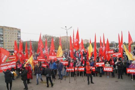 Красноярский край. Позор фальсификаторам! В.Толоконский, С.Пономаренко, К.Бочаров должны уйти  в отставку!