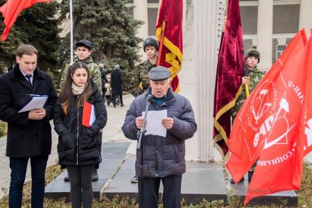 Волгоградская область. В городе Волжском отметили 98-ю годовщину создания ВЛКСМ