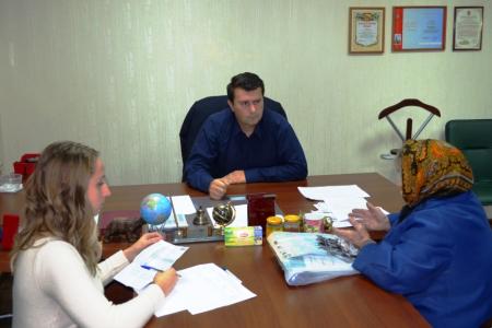О.А. Лебедев провел прием избирателей в Тульской области