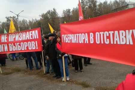 Красноярский край. Позор фальсификаторам! В.Толоконский, С.Пономаренко, К.Бочаров должны уйти  в отставку!