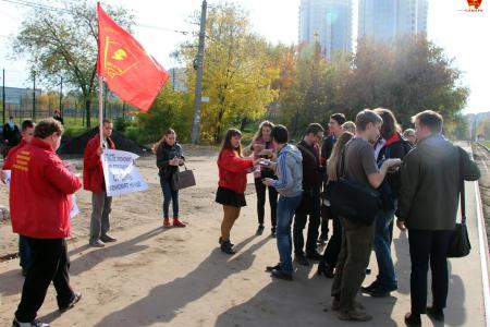 В Самаре продолжаются акции протеста против повышения стоимости проезда в общественном транспорте