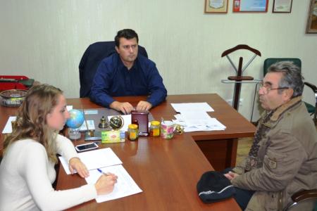 О.А. Лебедев провел прием избирателей в Тульской области
