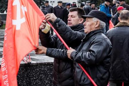 Компартия Луганской народной республики достойно отметила 99-ю годовщину Великого Октября