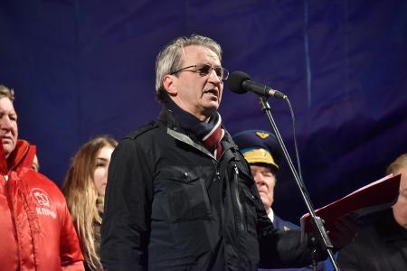 «Новый Октябрь впереди!». Шествие и митинг в Москве