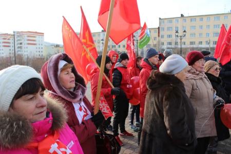 Праздник Великого Октября в Магадане