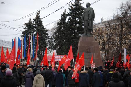 99-я годовщина Великого Октября в Рязани