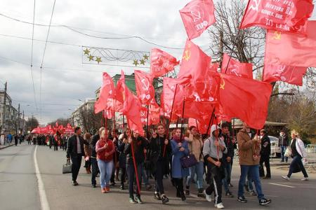 Республика Крым. Симферополь отметил 99-ю годовщину Великой Октябрьской социалистической революции