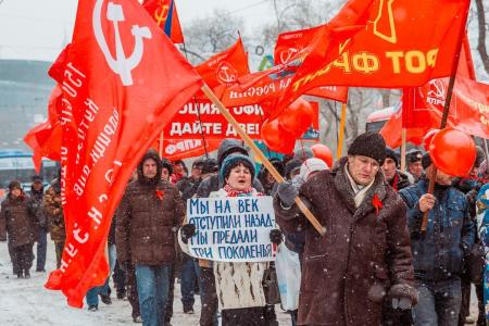 Коммунисты Приморского края отметили 99-ую годовщину Великой Октябрьской социалистической революции