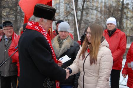 99-я годовщина Великого Октября в Рязани