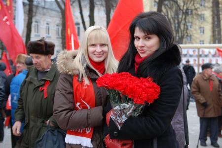 99-я годовщина Великого Октября в Рязани