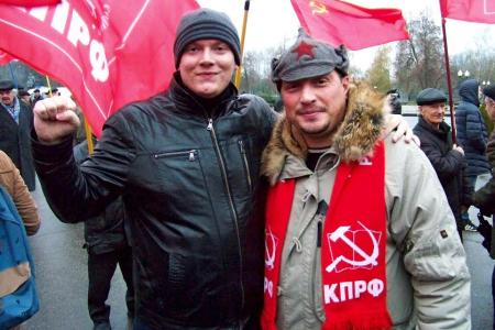 Демонстрация и митинг 7 ноября в Орле