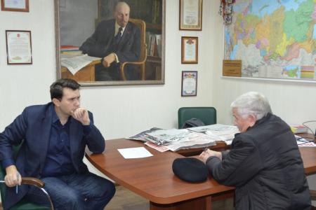 Олег Лебедев провел очередной прием избирателей