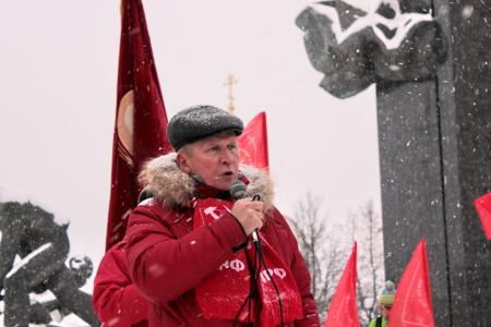 Демонстрация и митинг, посвящённые 99-й годовщине Великого Октября, состоялись в Иваново