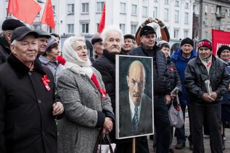 Компартия Луганской народной республики достойно отметила 99-ю годовщину Великого Октября