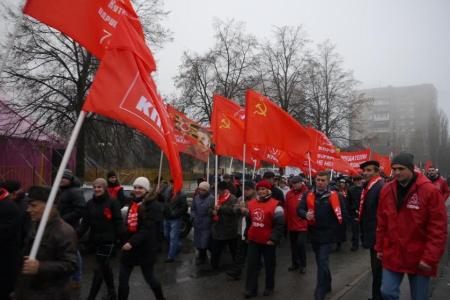 Липецк. По главным улицам праздничным маршем