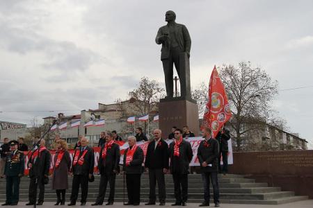 Республика Крым. Симферополь отметил 99-ю годовщину Великой Октябрьской социалистической революции