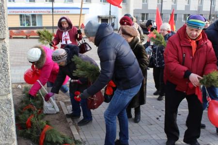 Праздник Великого Октября в Магадане