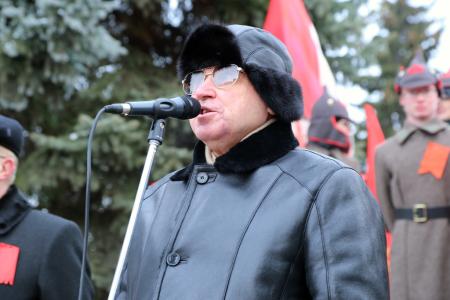Празднование годовщины Великого Октября в Омске