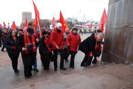 99-я годовщина Великого Октября в Рязани