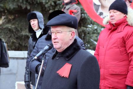 Празднование годовщины Великого Октября в Омске