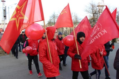 Праздник Великого Октября в Магадане