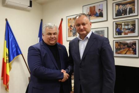 К.К.Тайсаев встретился с новоизбранным президентом Молдовы Игорем Додоном