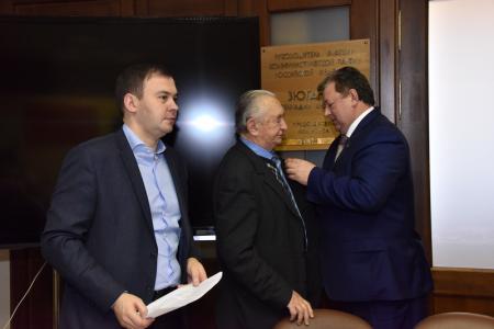 Группа министров СССР награждена памятными медалями ЦК КПРФ «75 лет битве под Москвой»