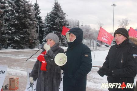 Тюменская область. Коммунисты были и остались, трудности зимы преодолев!