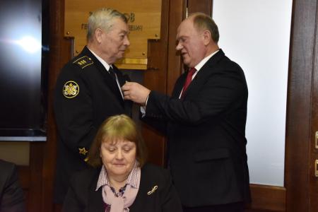 Г.А. Зюганов поздравил членов Экспертного Совета фракции КПРФ с 75-летием разгрома немцев под Москвой