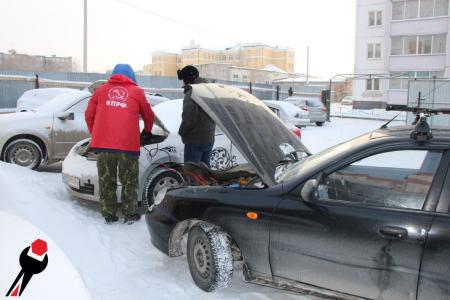 Урал. «Красная техпомощь» в лютые морозы спасла десятки челябинских автомобилистов