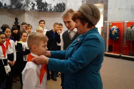 Московская область. Подольские коммунисты организовали для пионеров экскурсию в музей Г.К.Жукова