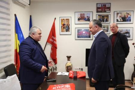 К.К.Тайсаев встретился с новоизбранным президентом Молдовы Игорем Додоном