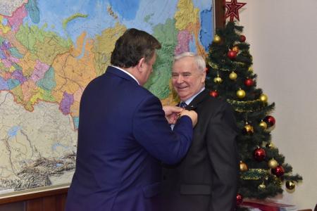 Группа министров СССР награждена памятными медалями ЦК КПРФ «75 лет битве под Москвой»
