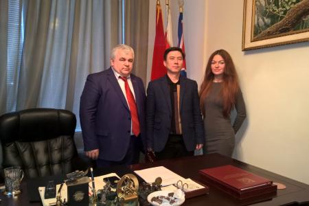 К.К. Тайсаев встретился с советником Посольства КНДР Пхе Мун Су 