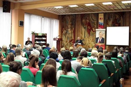 Секретарь Тульского обкома КПРФ Алексей Лебедев выступил на ежегодных чтениях, посвященных В.А. Стародубцеву