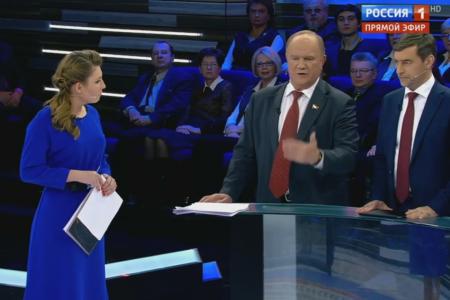 Г.А. Зюганов выступил в программе "60 минут" на телеканале "Россия 1"
