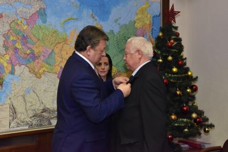 Группа министров СССР награждена памятными медалями ЦК КПРФ «75 лет битве под Москвой»