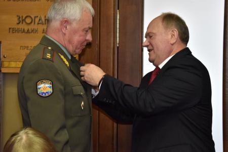 Г.А. Зюганов поздравил членов Экспертного Совета фракции КПРФ с 75-летием разгрома немцев под Москвой