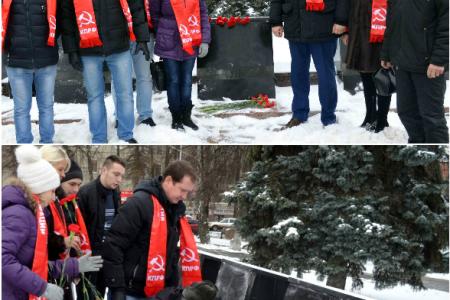 Тульские коммунисты отмечают 75-ю годовщину обороны Тулы