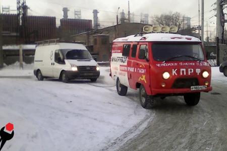 Урал. «Красная техпомощь» в лютые морозы спасла десятки челябинских автомобилистов
