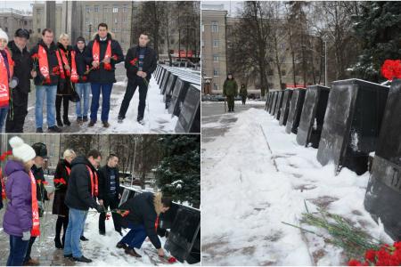 Тульские коммунисты отмечают 75-ю годовщину обороны Тулы