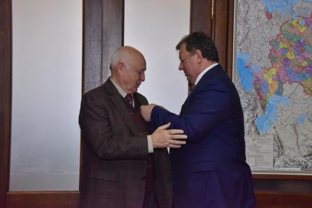 Группа министров СССР награждена памятными медалями ЦК КПРФ «75 лет битве под Москвой»