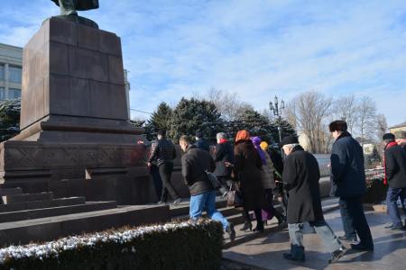 Дагестанские коммунисты и их сторонники почтили память В.И. Ленина