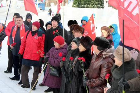 Челябинские коммунисты почтили память Вождя мирового пролетариата
