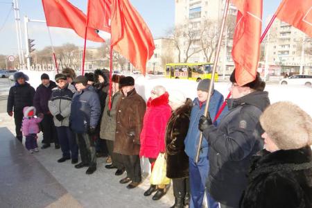 Коммунисты Амурской области провели возложения в день смерти В.И. Ленина