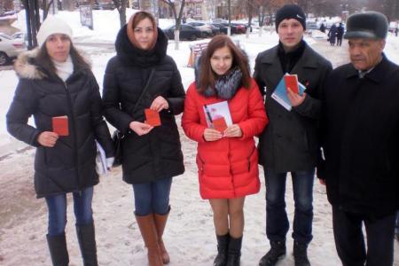 Белгородская область. В день памяти Вождя мирового пролетариата целый ряд комсомольцев пополнили ряды партии Ленина!