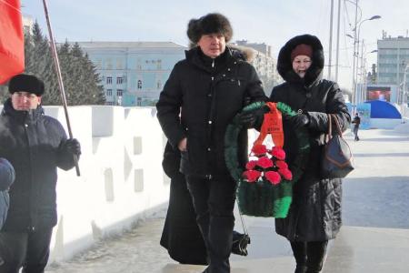Коммунисты Амурской области провели возложения в день смерти В.И. Ленина