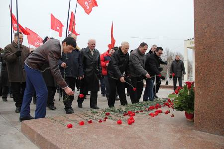 В Симферополе состоялся митинг, посвященный 93-й годовщине со дня смерти В.И. Ленина