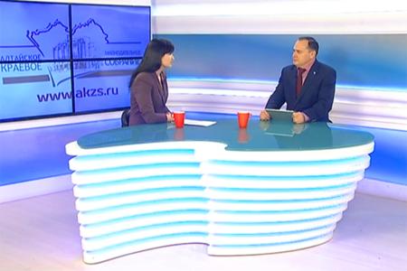 Алтайский край. Выступление депутата-коммуниста Вероники Лапиной на телеканале «Катунь-24»