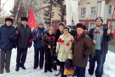 Приморский край. Коммунисты города Артёма отдали дань памяти Вождю революции